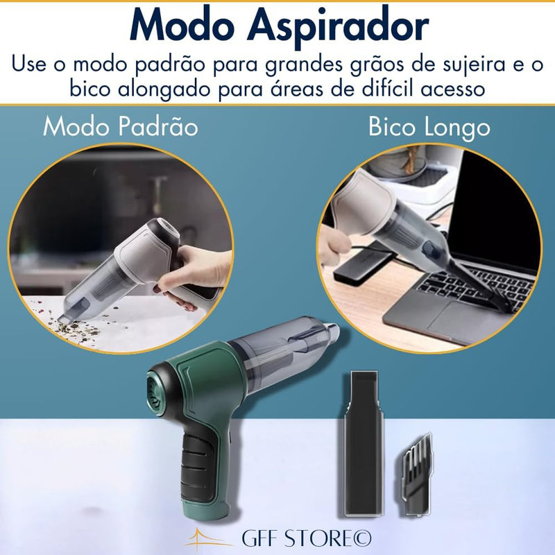 Aspirador de Pó Portatil